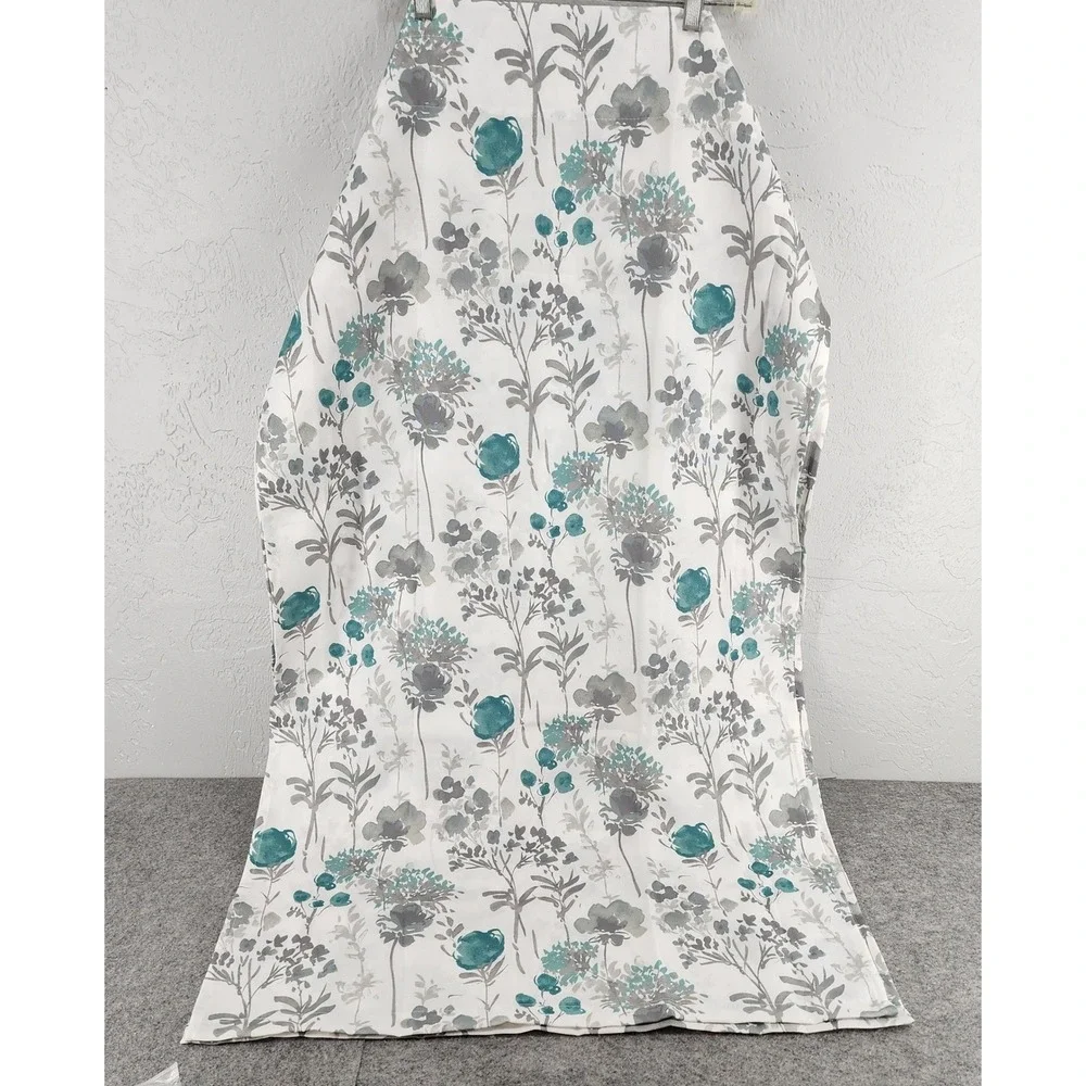 Floral Window Tier Curtains 45